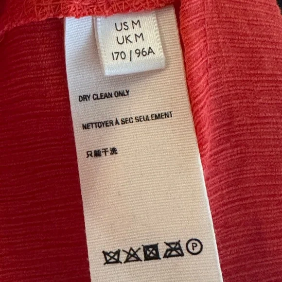 NWT Free People Wrap Front Top, Bright Red, Size Medium - Picture 9 of 9